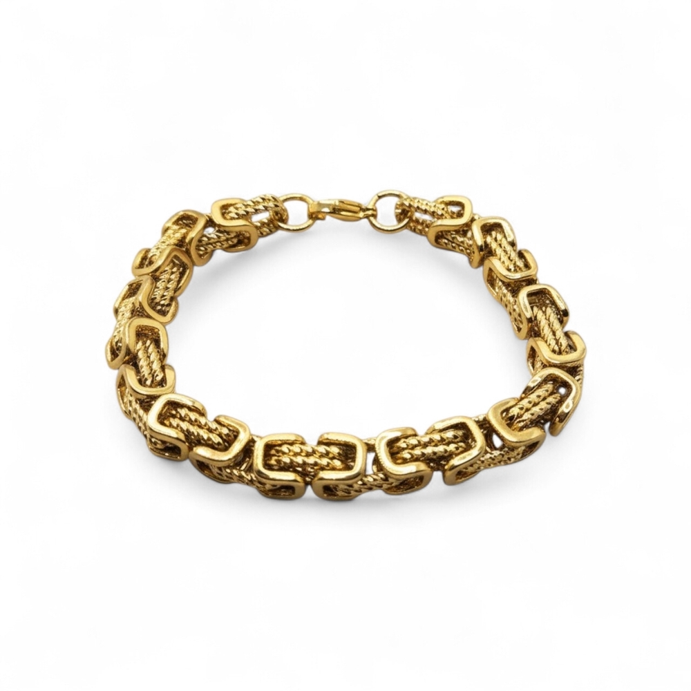 Classic Gold Chain Link Bracelet - Women Jewelry